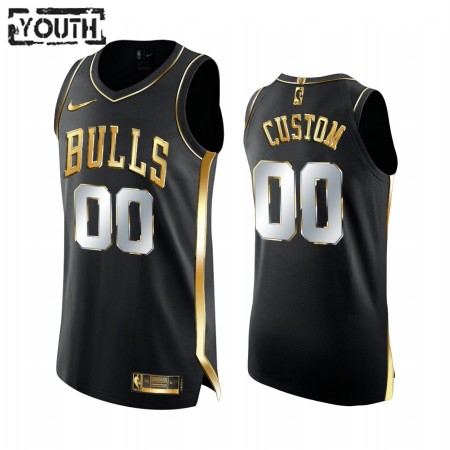 Dres Chicago Bulls Prilagođeni 2020-21 Crna Golden Edition Swingman - Dječji